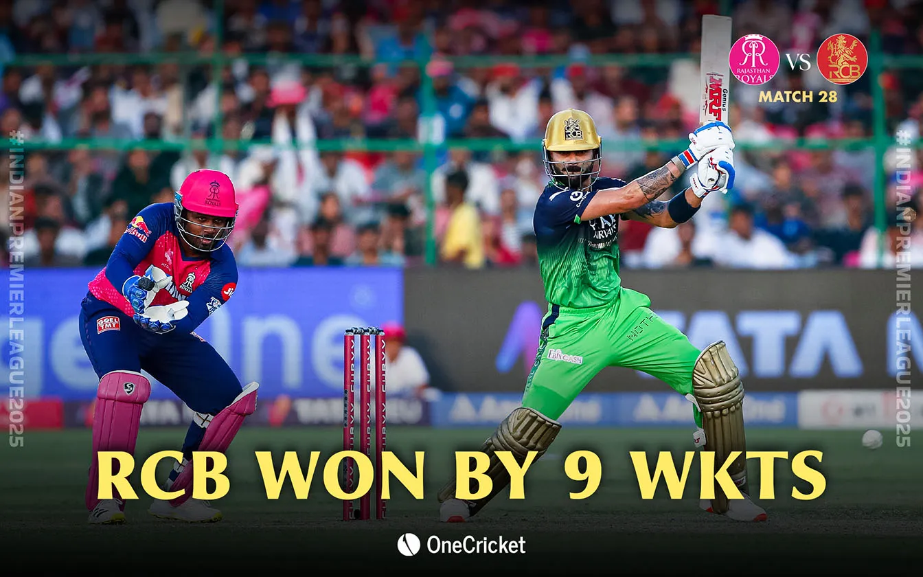 RR vs RCB (Source: OneCricket)