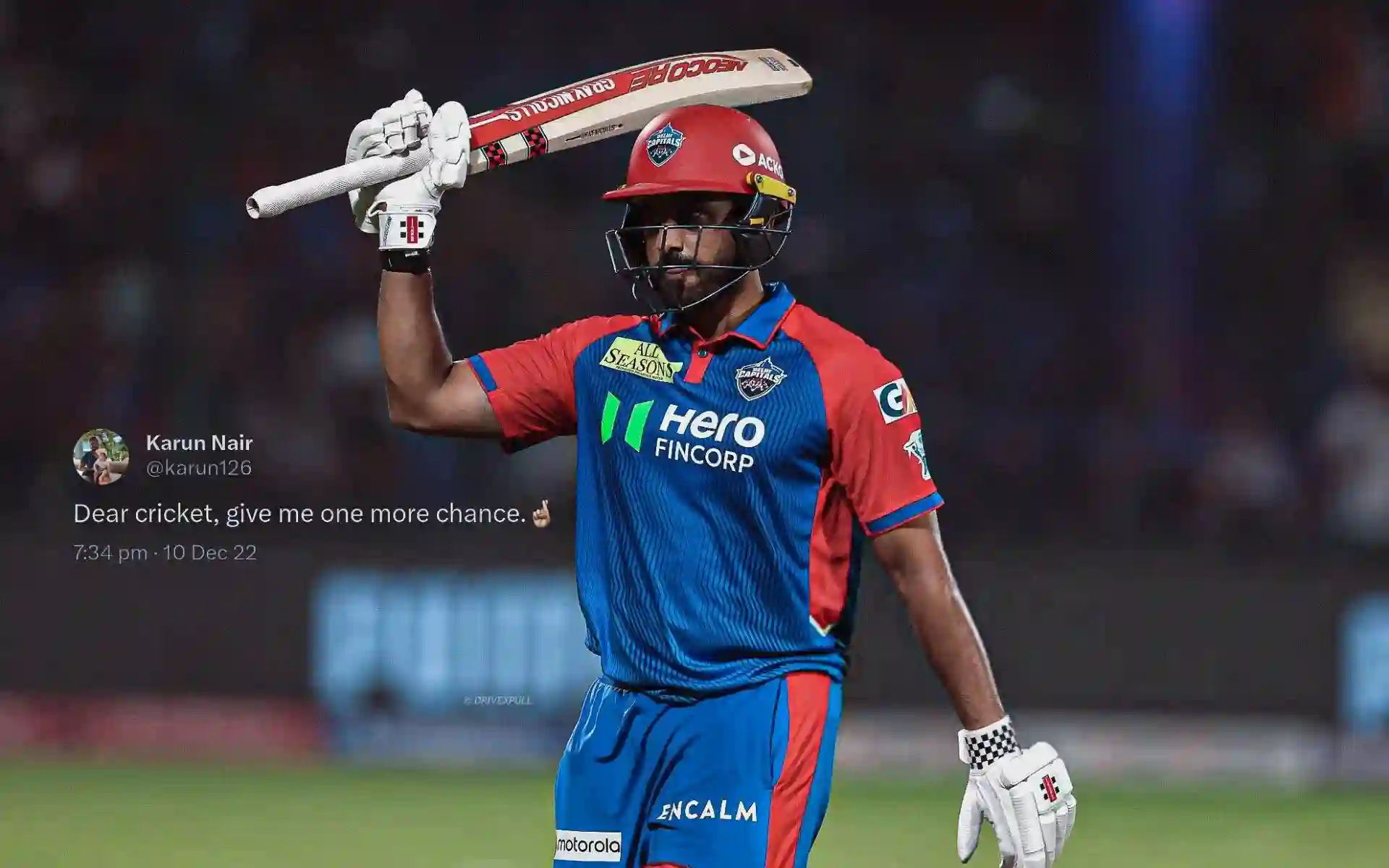 Karun Nair made a remarkable comeback [Source: @drivexpull/x.com]