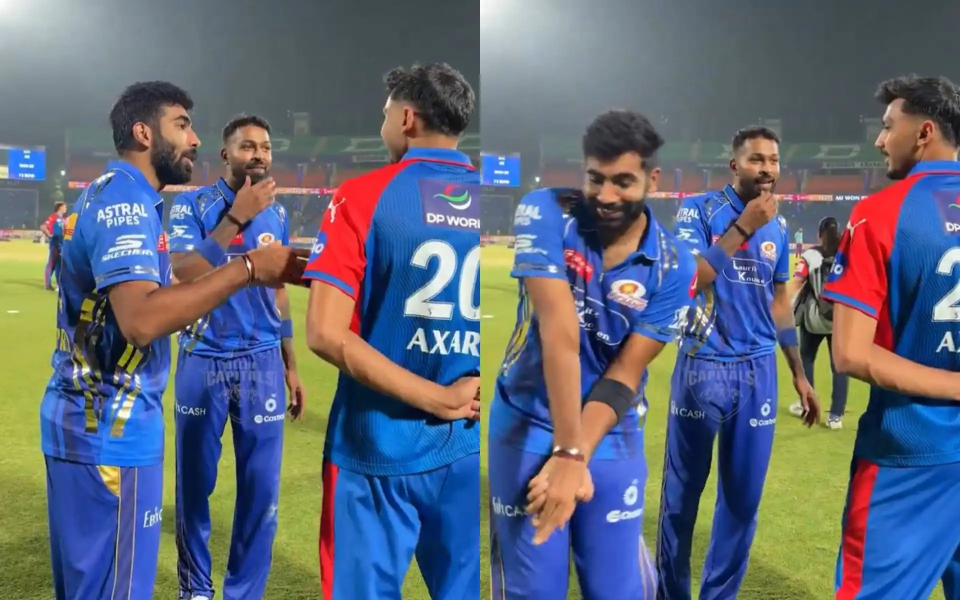 Jasprit Bumrah Pokes Fun At Axar Patel For Getting Out To Him In DC vs MI Match