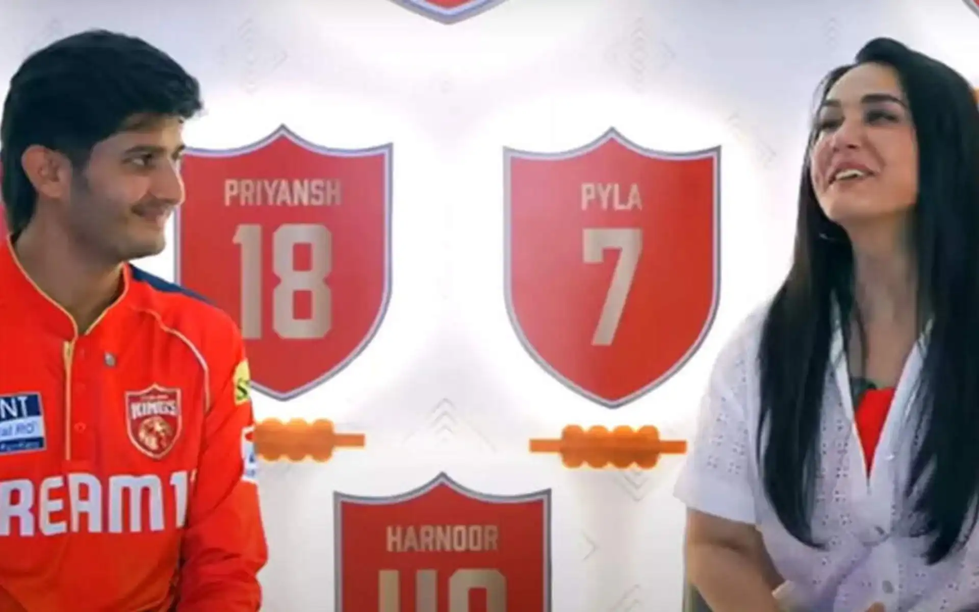 Priyansh Arya flirts with Preity Zinta [Source: @InstaBharat/X.com]