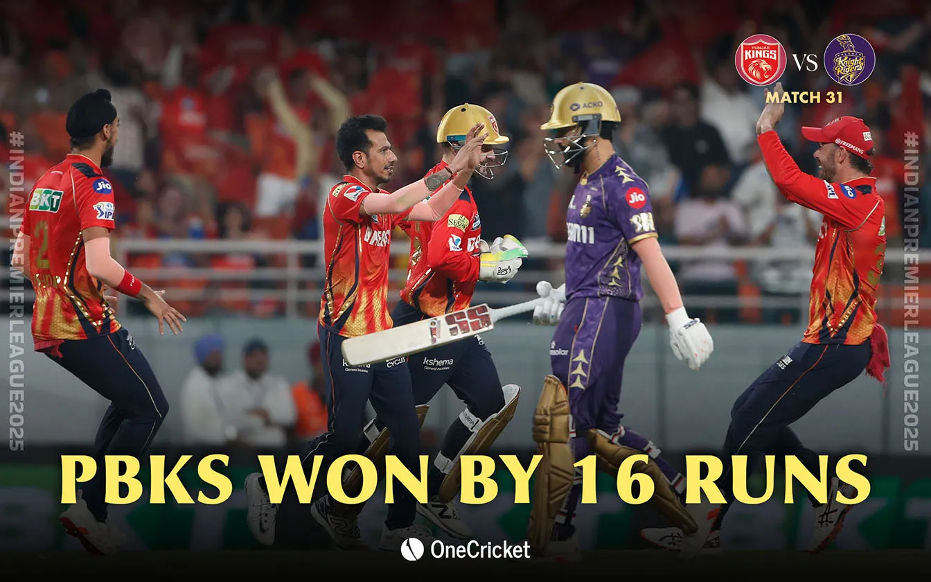 PBKS vs KKR [Source: OneCricket]