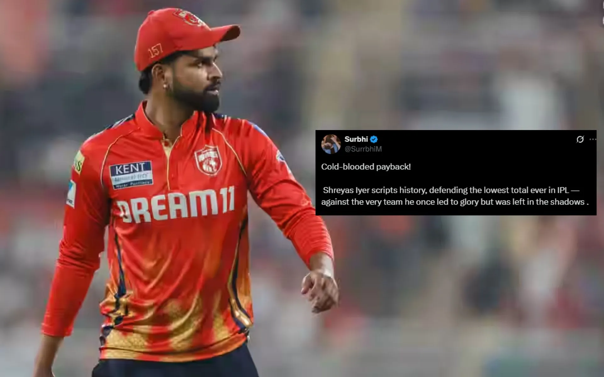 Shreyas Iyer led PBKS with flamboyance [Source: @iplt20.com, @SurrbhiM/x.com]