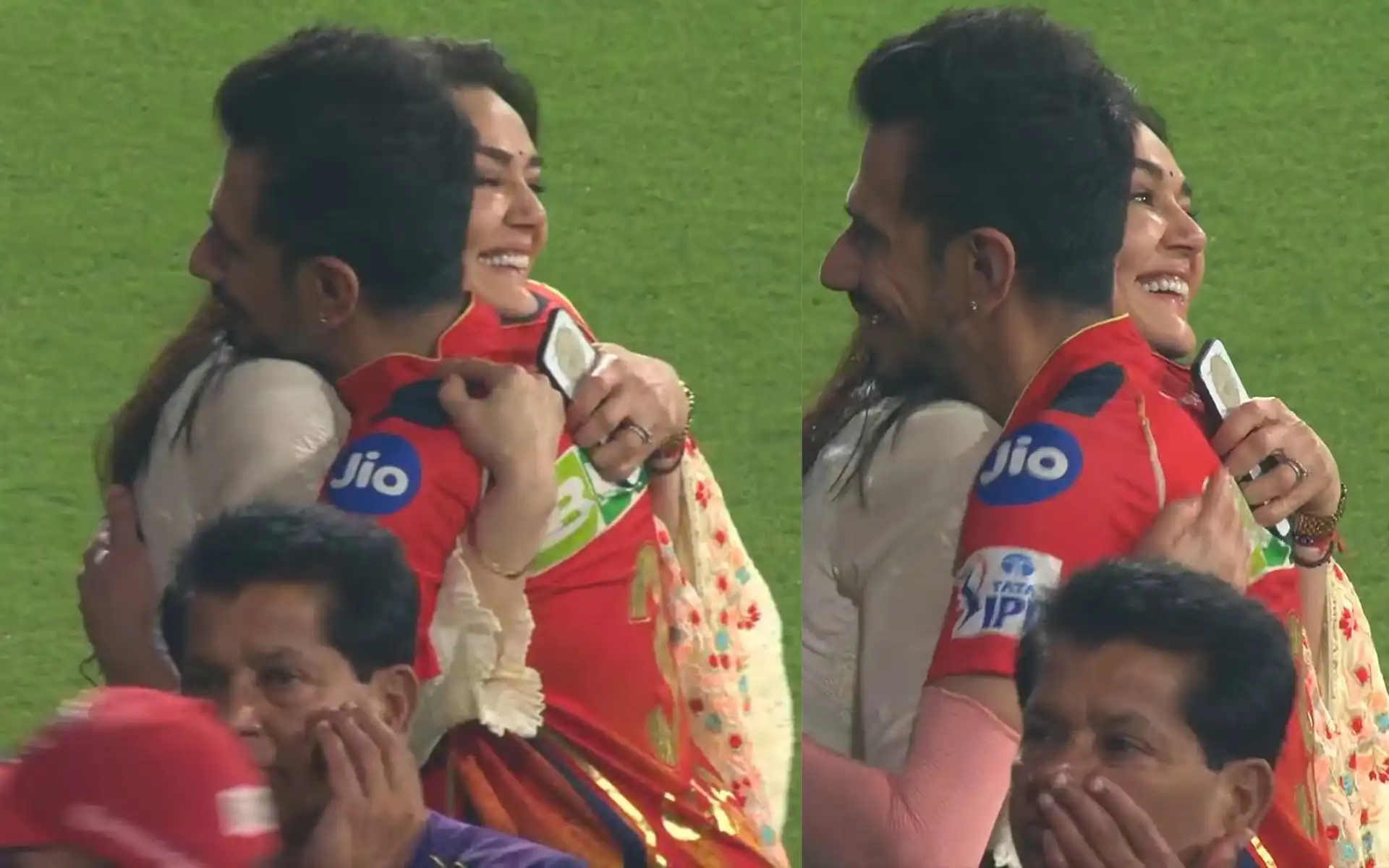 Preity Zinta hugs Yuzvendra Chahal (Source:@DravitaS34310,x.com)