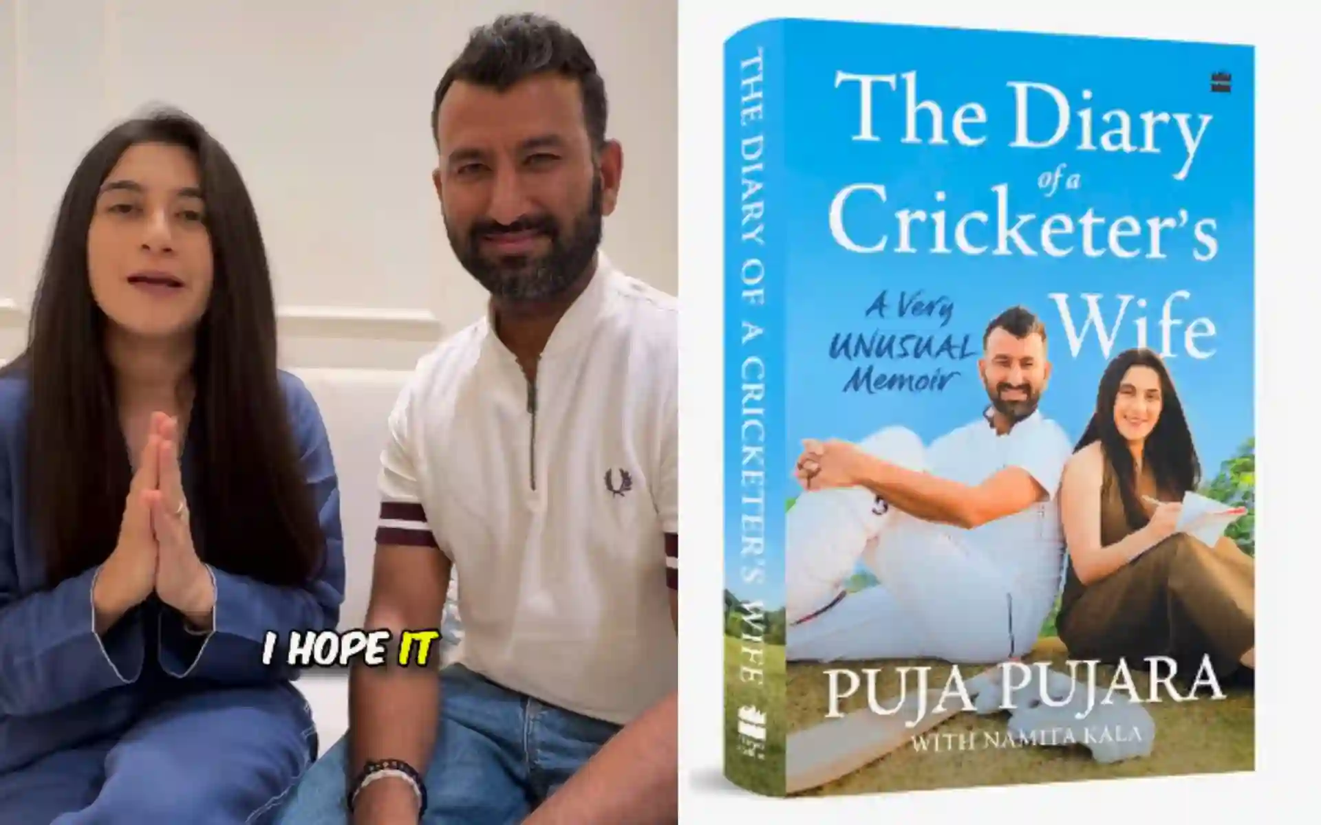 Cheteshwar Pujara Reveals Book Written By Wife Through The 'Spouse' Lens