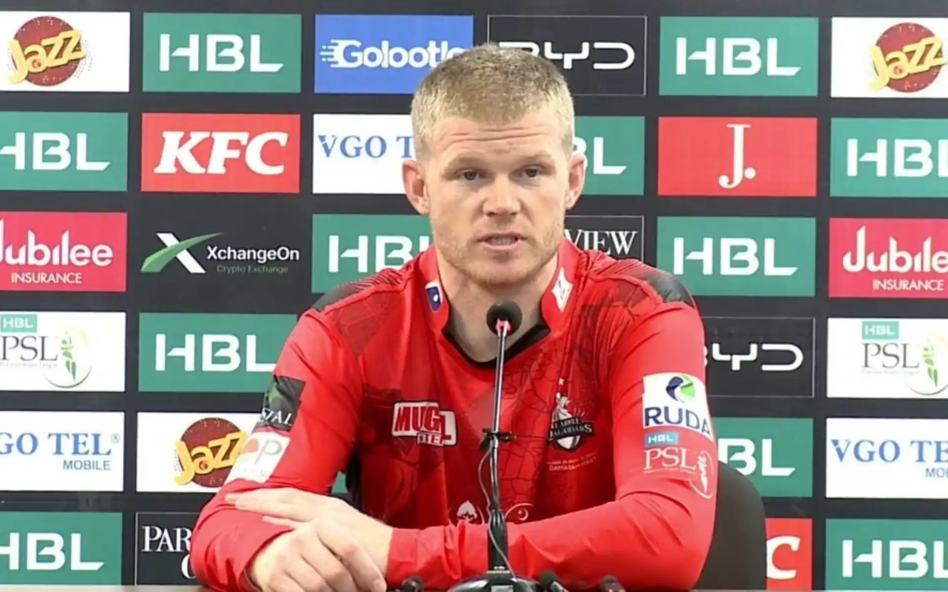 Sam Billings at a press conference [Source: @mufaddal_vohra/x]