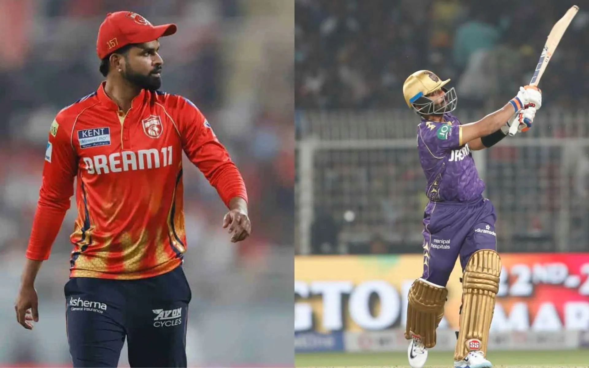 PBKS vs KKR, IPL 2025: Head to Head. [Source: X.com/@Cric_records45/@KnightsVibe]