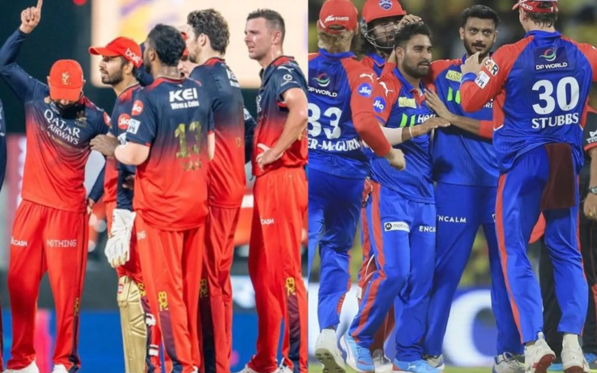 RCB vs DC, IPL 2025: Head to Head Ahead of match 46. [Source: X.com/@sarcastic_us/@adheeraeditz]