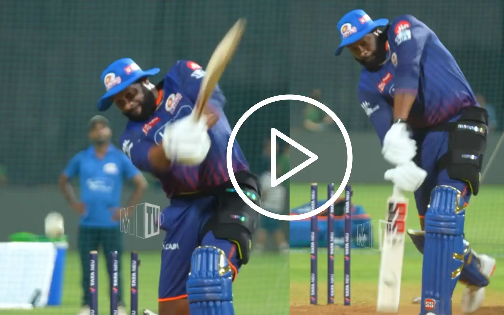 Vintage Kieron Pollard In Action! Coach Teases His Legacy In MI Nets During IPL 2025