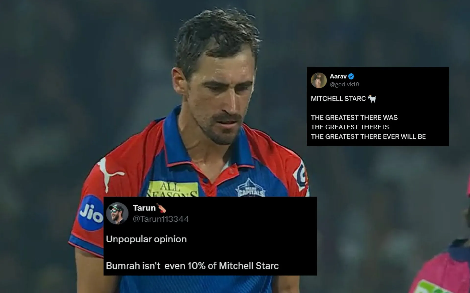 Mitchell Starc [Source: @Tarun113344/X]