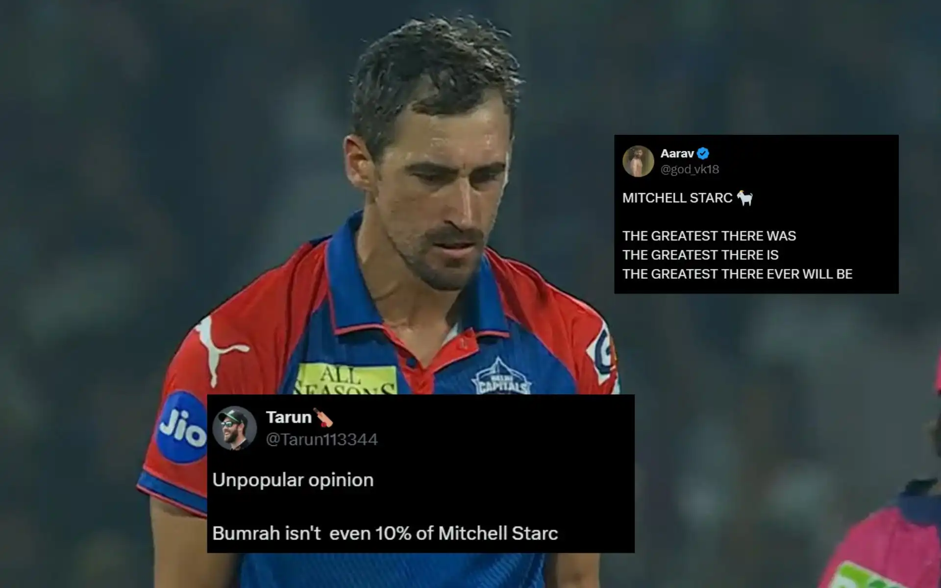 "Better Than Bumrah": Internet Call Mitchell Starc 'GOAT' For Nervy Death Over Defense