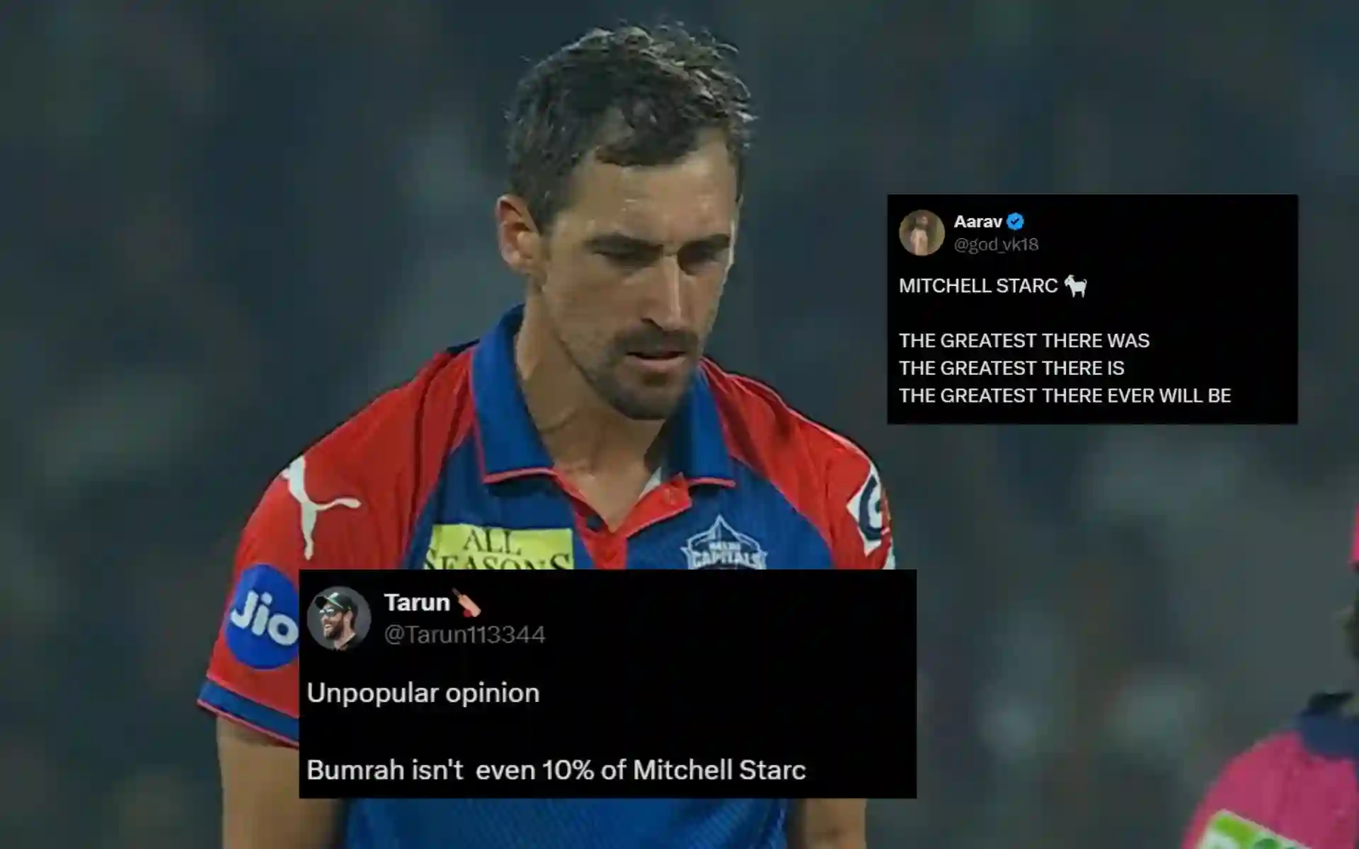 "Better Than Bumrah": Internet Call Mitchell Starc 'GOAT' For Nervy Death Over Defense