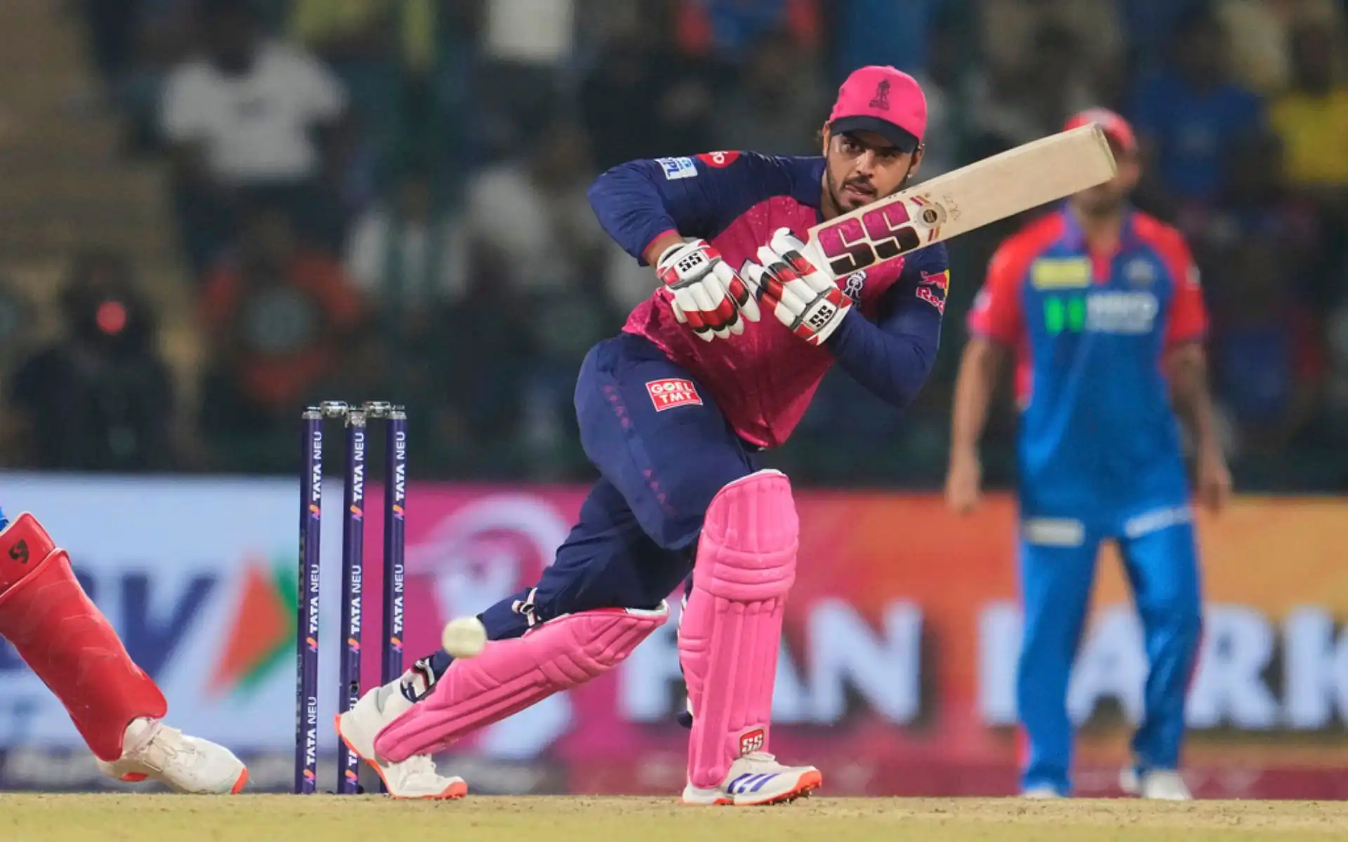 Nitish Rana in action [Source: AP]