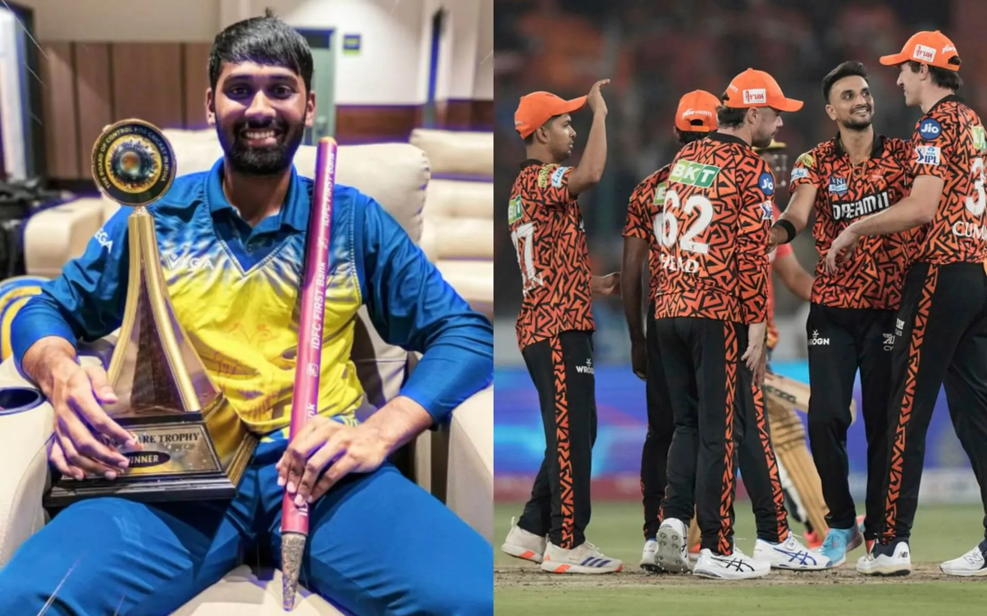 R Smaran joined SRH as Zampa's replacement [Source: AP, @srhfansofficial/X]