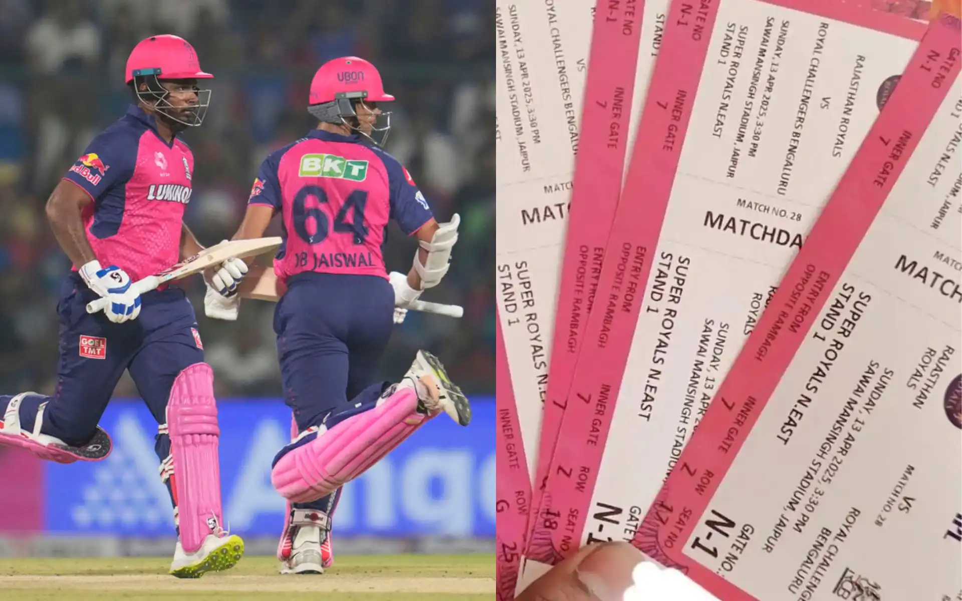 Rajasthan Royals and Lucknow Super Giants tickets (Source: AP Photos)