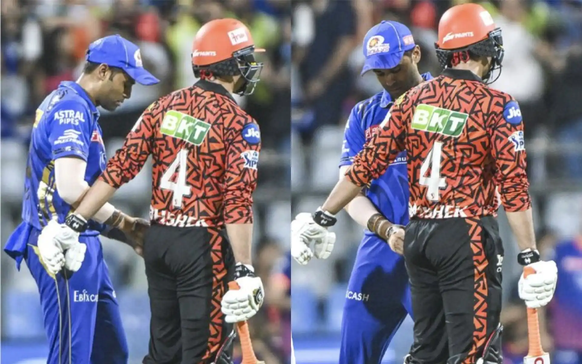 Hilarious! SKY Inspects Abhishek Sharma's Pocket For A Hidden Note In MI vs SRH IPL Match