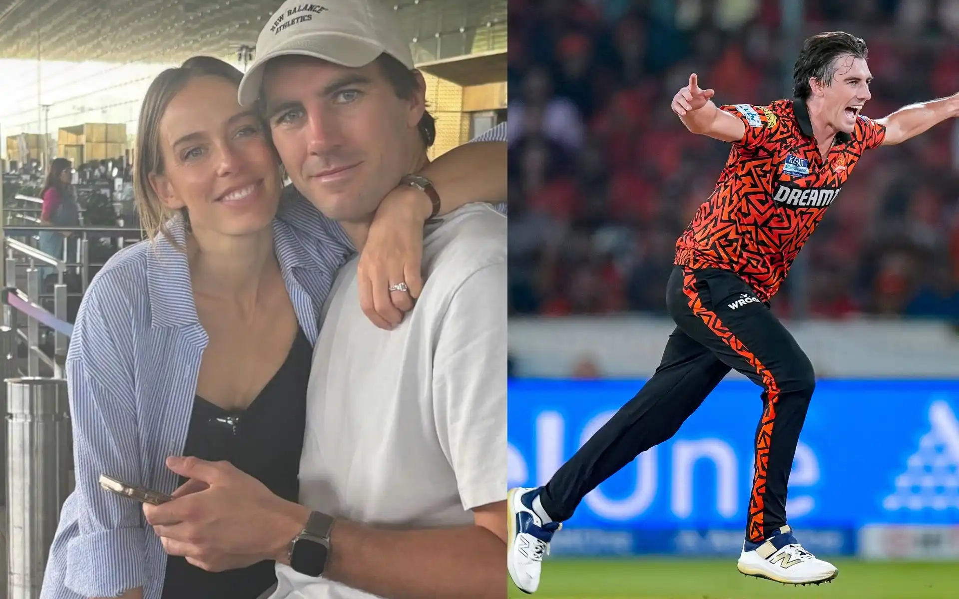 Pat Cummins and wife (Source:@CricCrazyJohns,x.com)