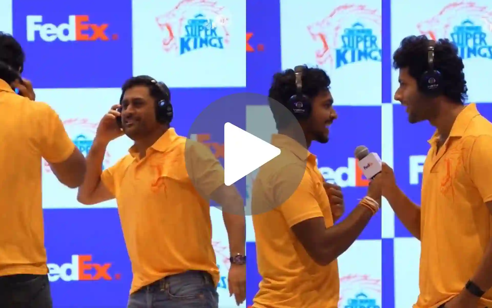 “Mogambo Khush Hua…” MS Dhoni, Shivam Dube And Co. Play Lip Reading Game