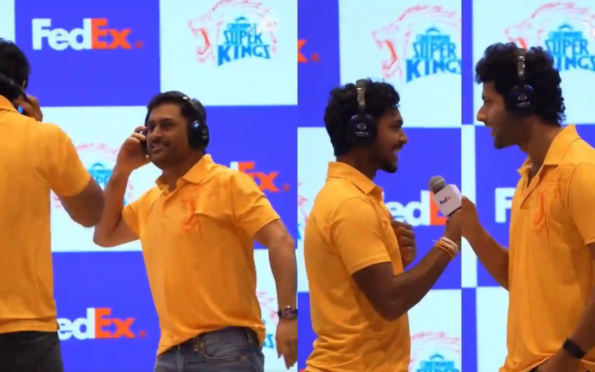 MS Dhoni, Pathirana and Shivam Dube [Source: @ChennaiIPL/x]