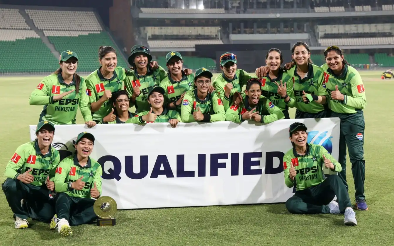 पाकिस्तान महिला टीम ने 2025 महिला विश्व कप के लिए क्वालीफाई किया [स्रोत: @TheRealPCB/X.com]