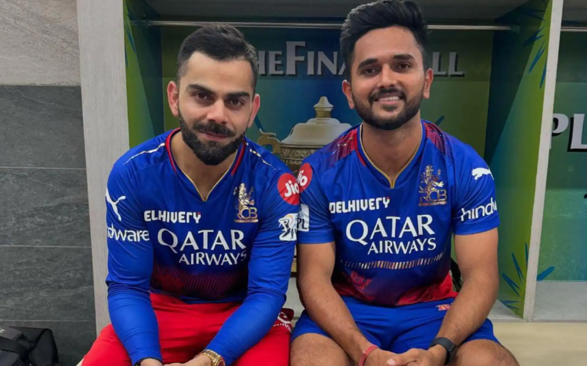 Manoj Bhandage used as impact player by RCB [Source: @RcbianOfficial/X.com]