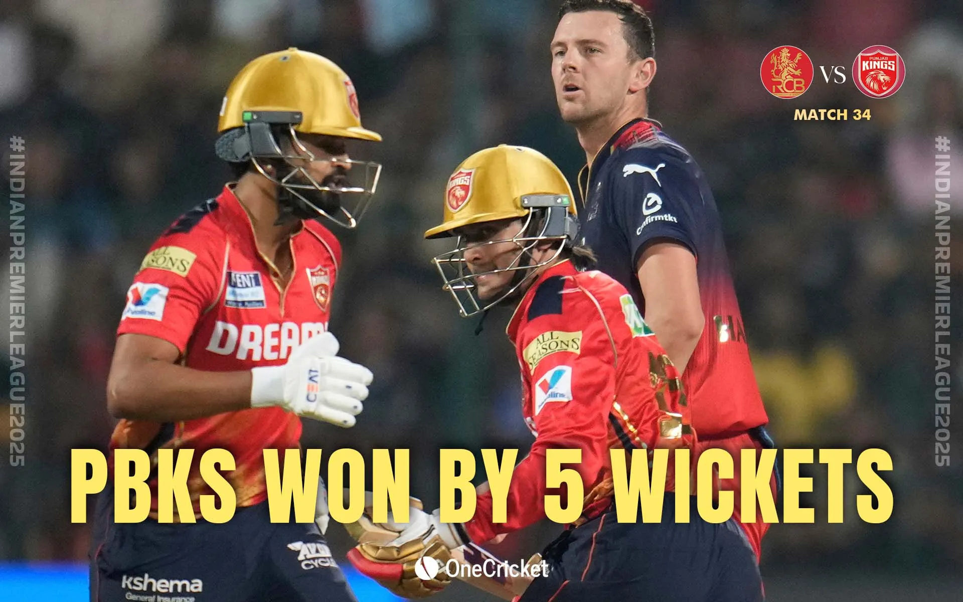 RCB vs PBKS [Source: OneCricket]
