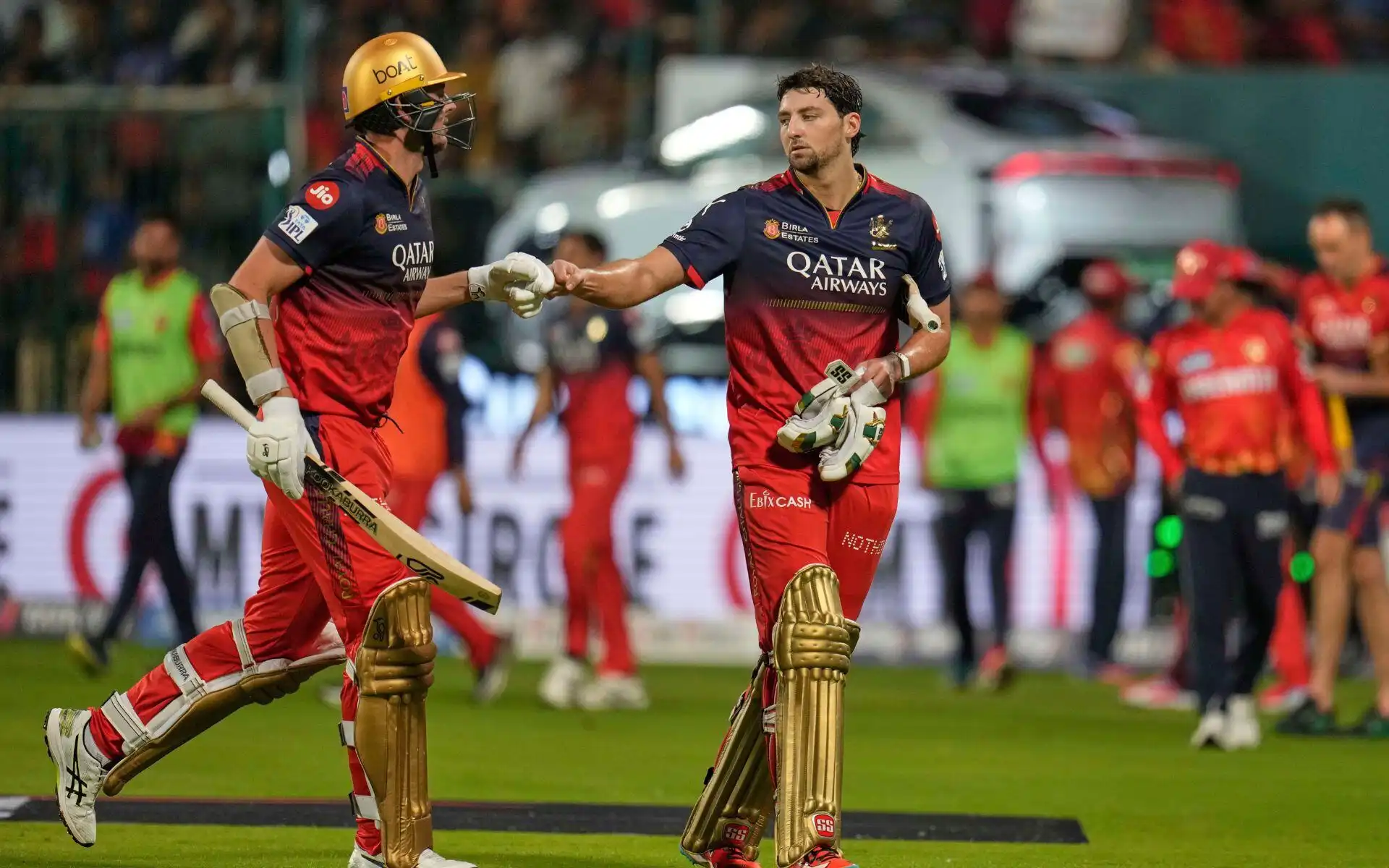 Tim David won the Player of the Match award [Source: AP Photos]