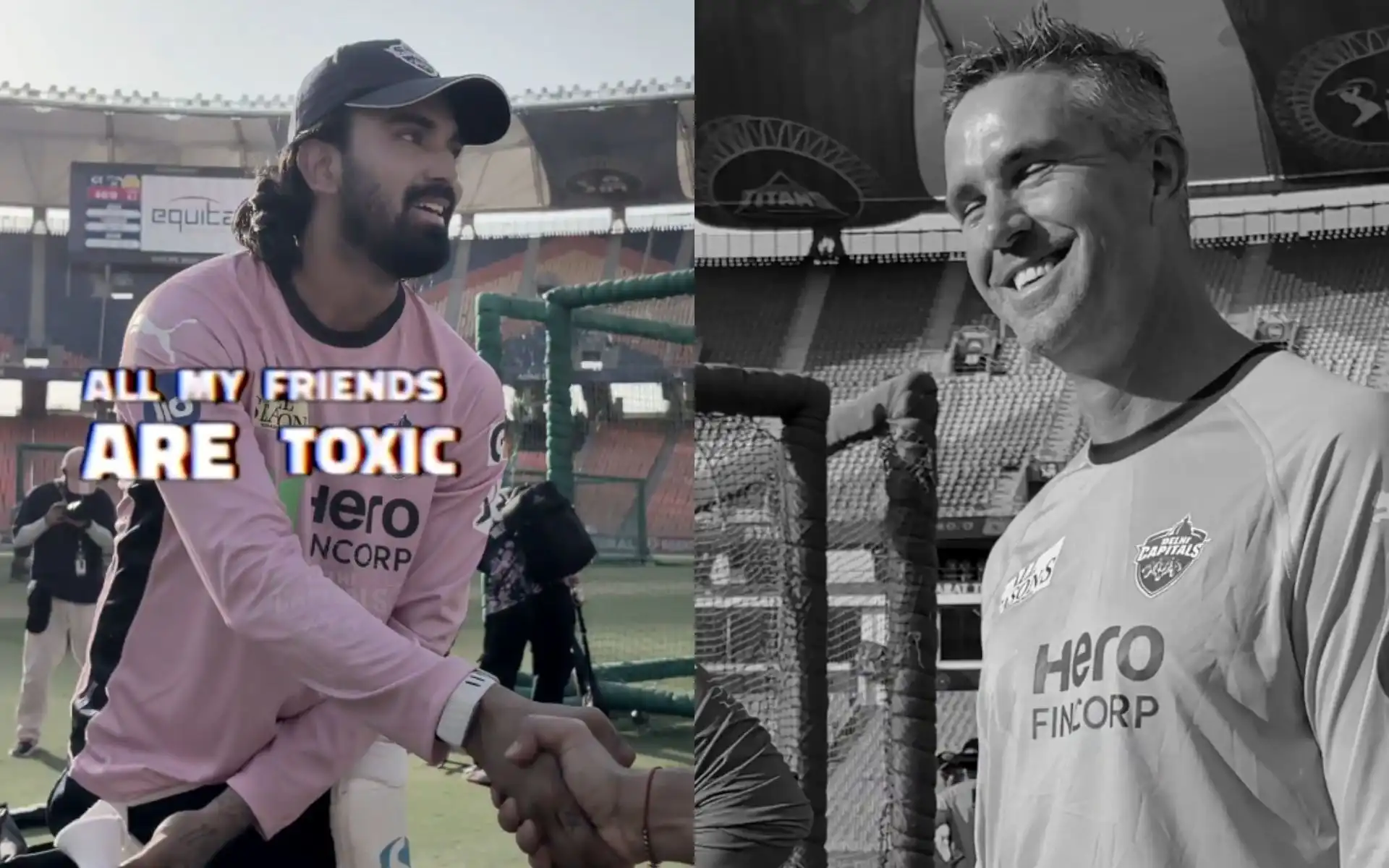 KL Rahul and Kevin Pietersen [Source: @CricCrazyJohns/X]