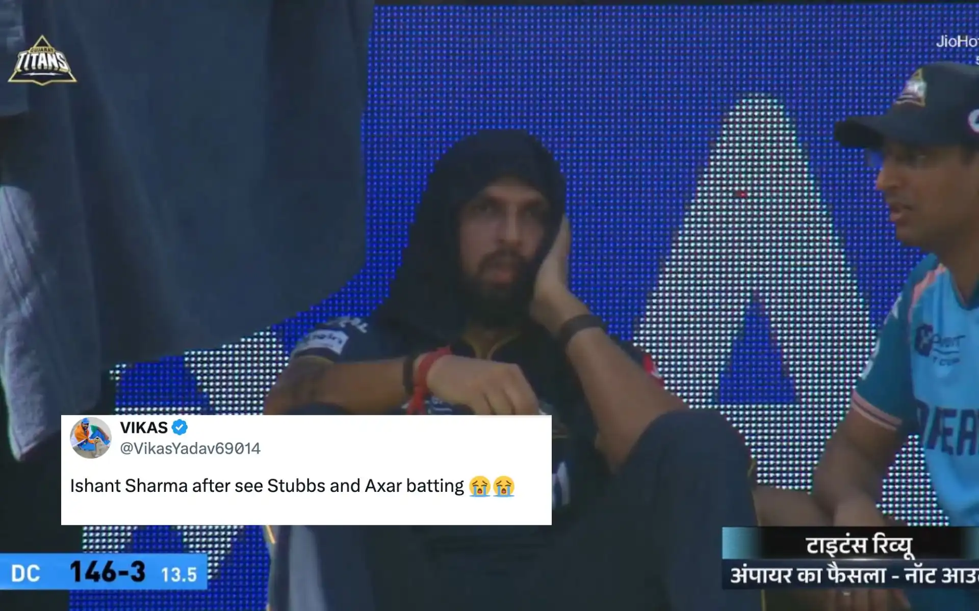 "Bhai Ka BP Low Ho Gaya" Fans React As Ishant Sharma Gets Exhausted By Ahmedabad Heat