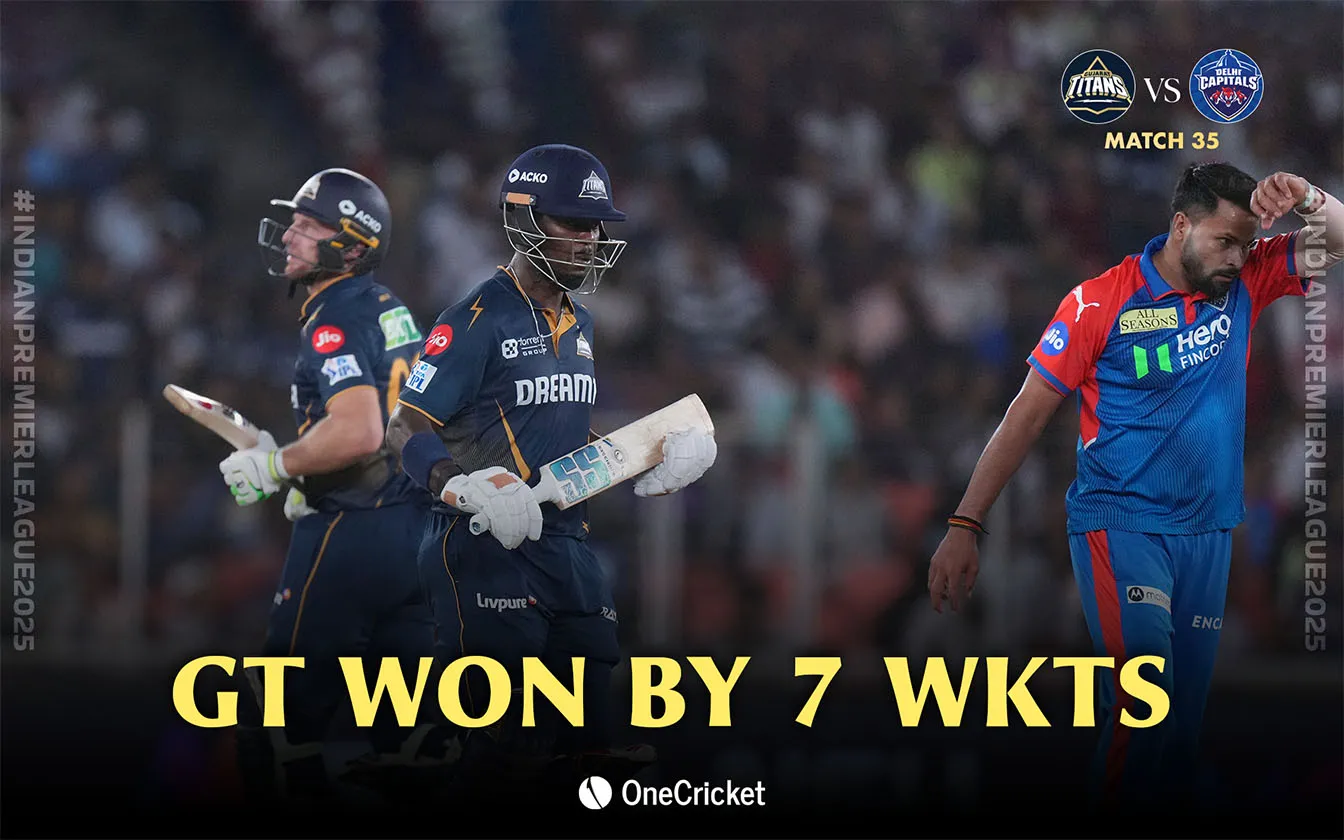 GT vs DC Live Updates [Source: OneCricket]