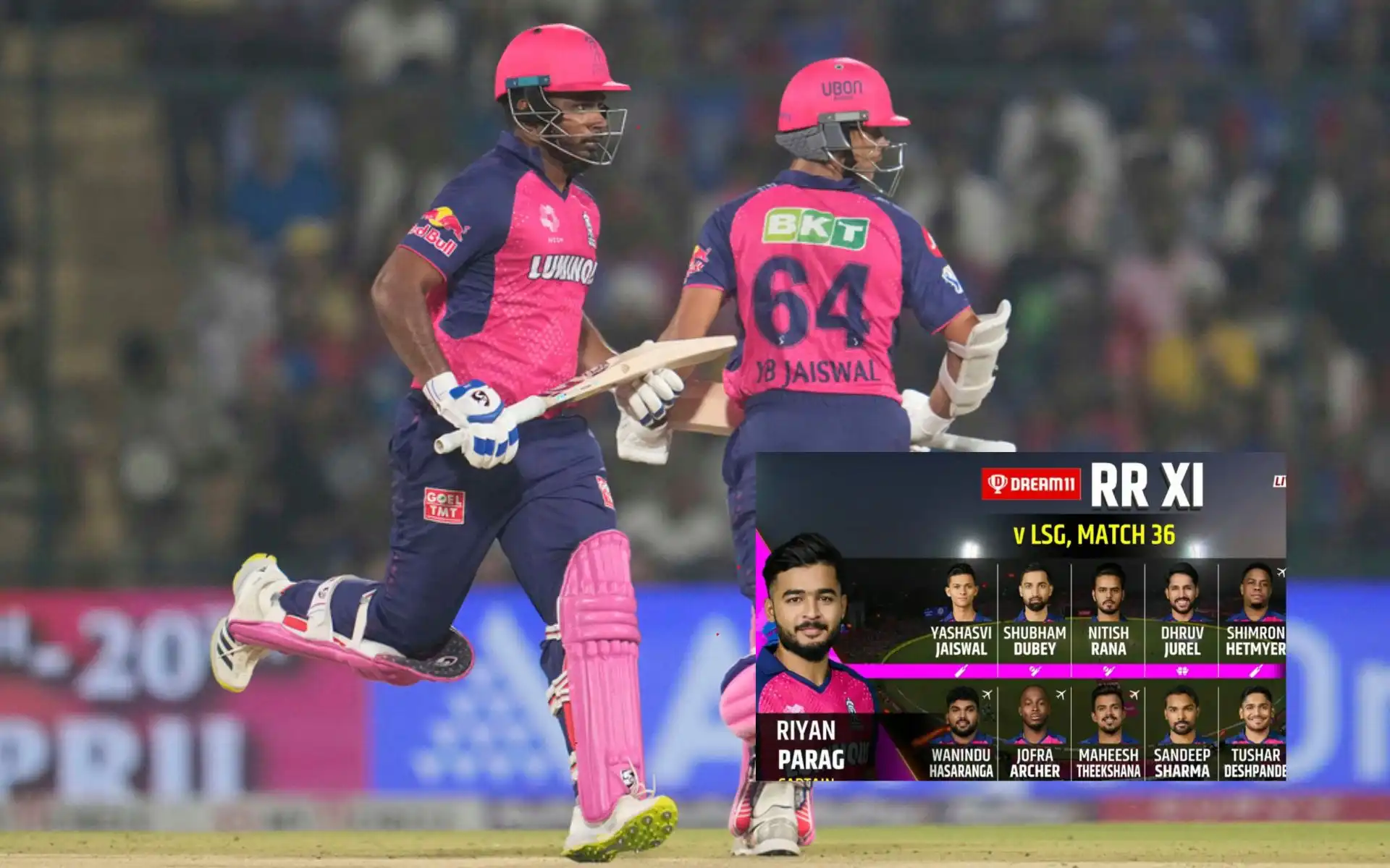 Sanju Samson and Yashasvi Jaiswal for RR (Source: AP Photos)