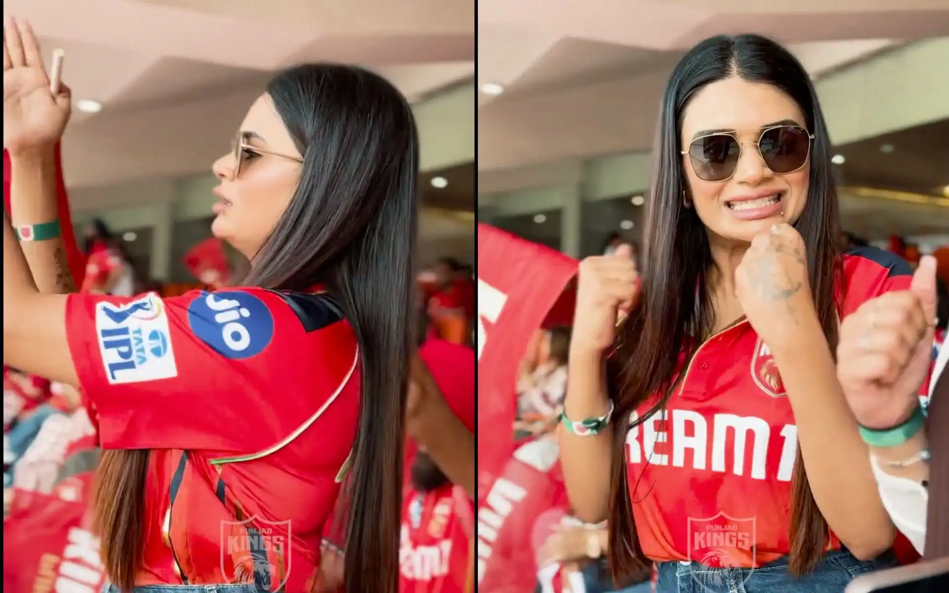 Shreyas Iyer’s Sister spotted [Source: @PunjabKingsIPL/X.com]