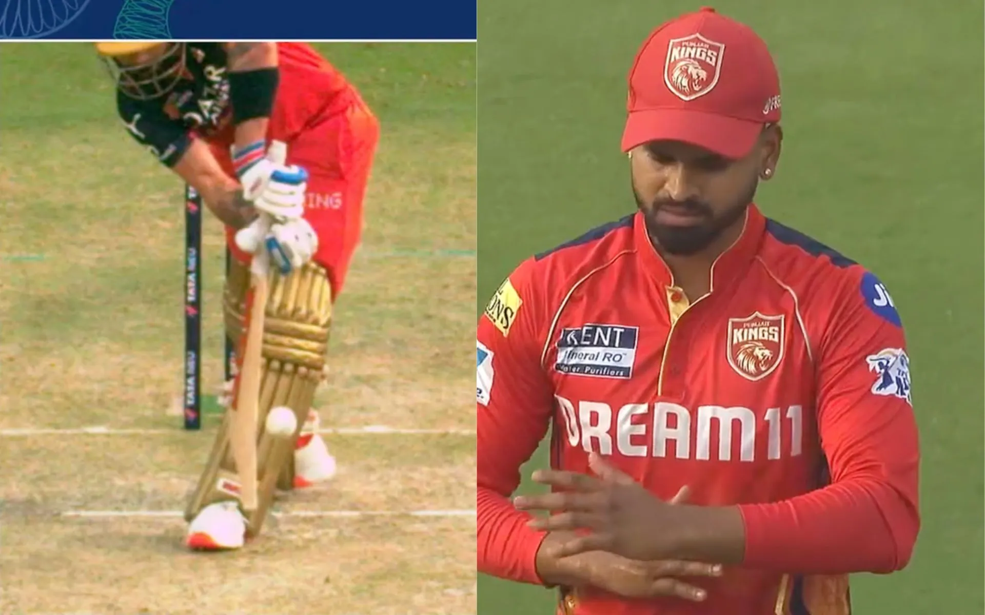 Shreyas Iyer DRS blunder [Source: Screenshot/JioStar]
