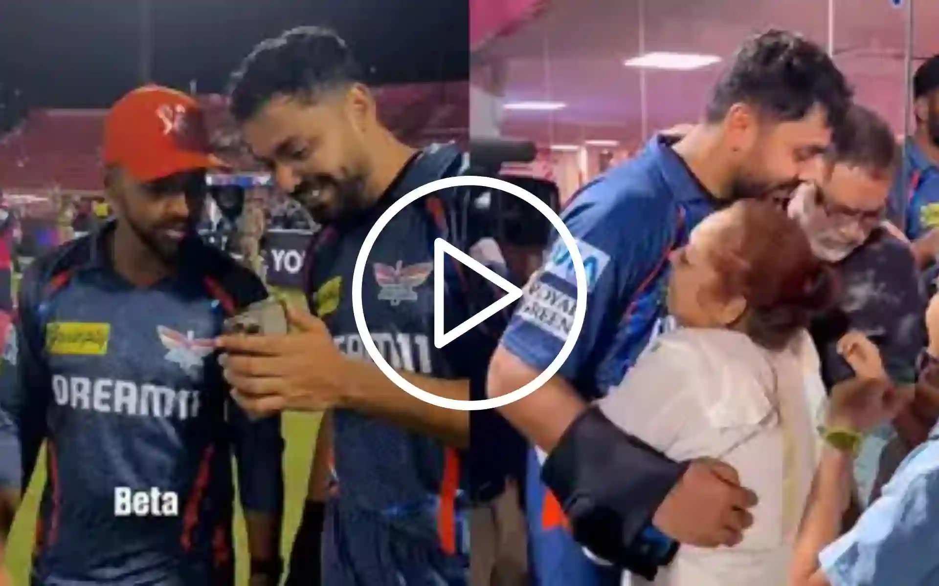 "Nahi Crying" Nicholas Pooran Consoles Avesh Khan’s Mother With Broken Hindi