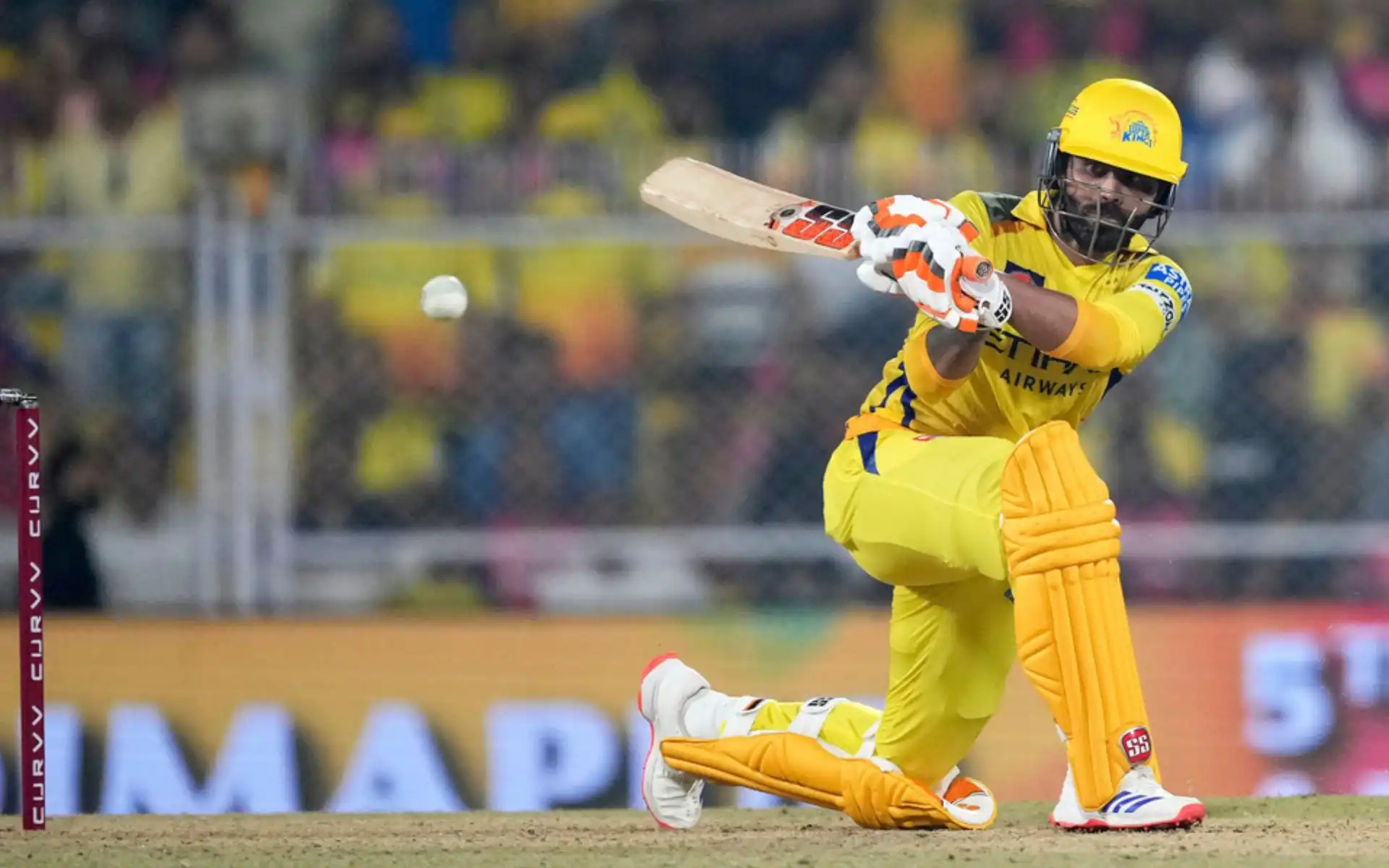 Ravindra Jadeja for CSK in IPL 2025 [Source: AP Photos]