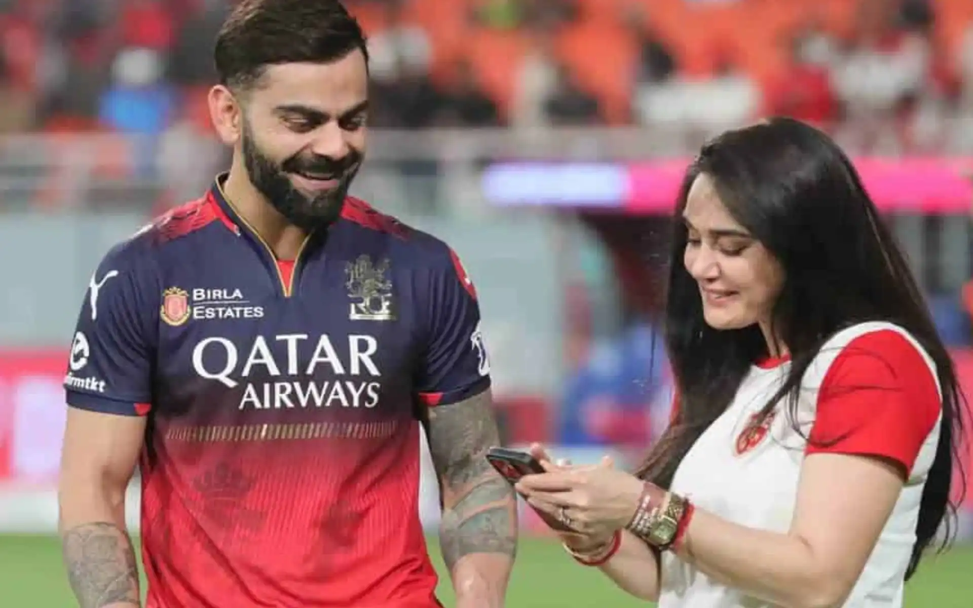 Virat Kohli, Preity Zinta Share Hearty Laugh After RCB Beat PBKS In Chandigarh