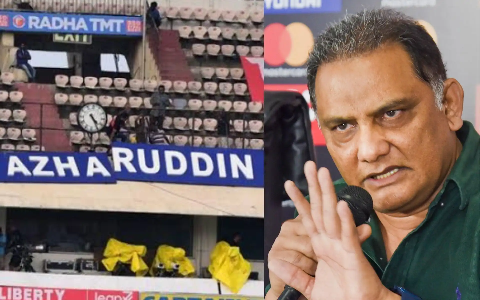 "Complete Disgrace": Azharuddin Explodes With Anger As Stadium Honour Stripped