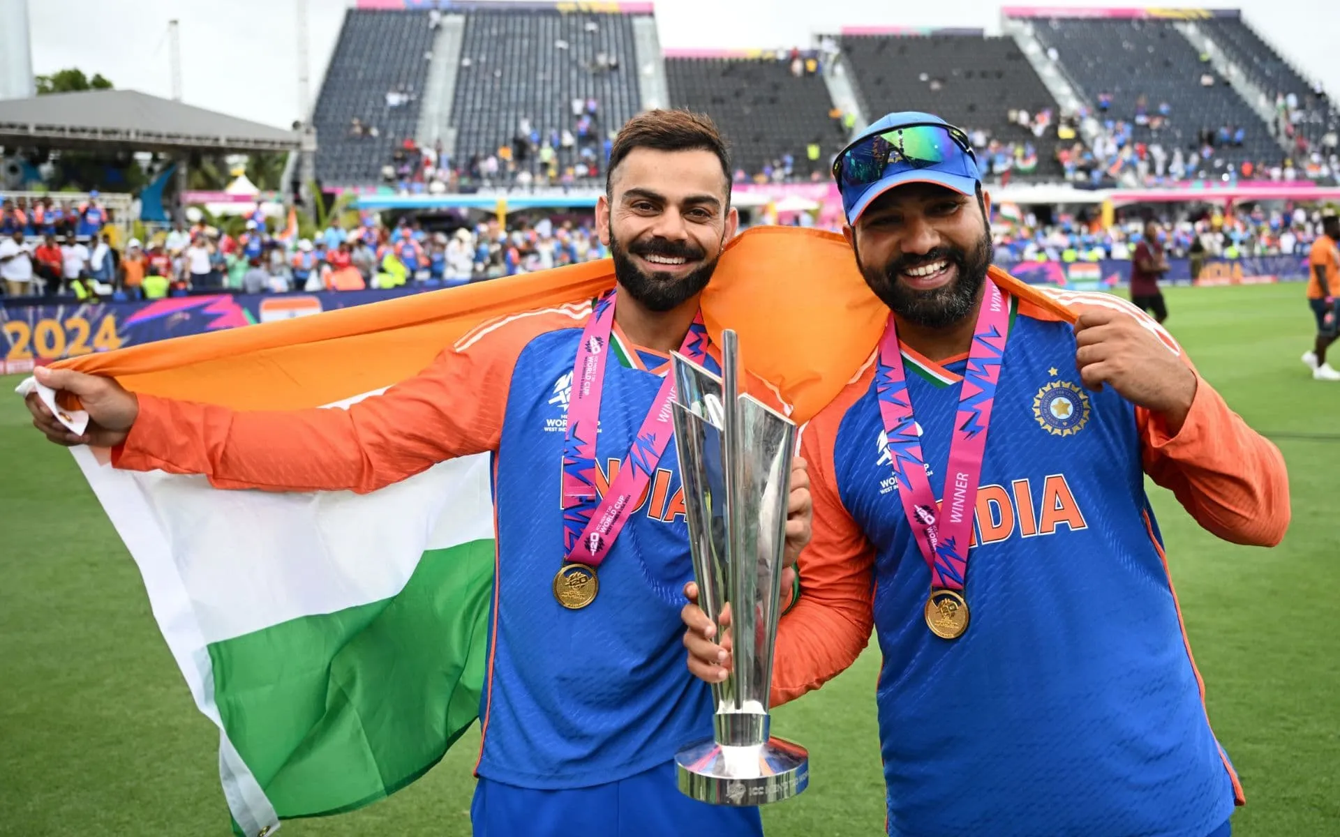 Virat Kohli and Rohit Sharma - (Source : @johns/X.com)