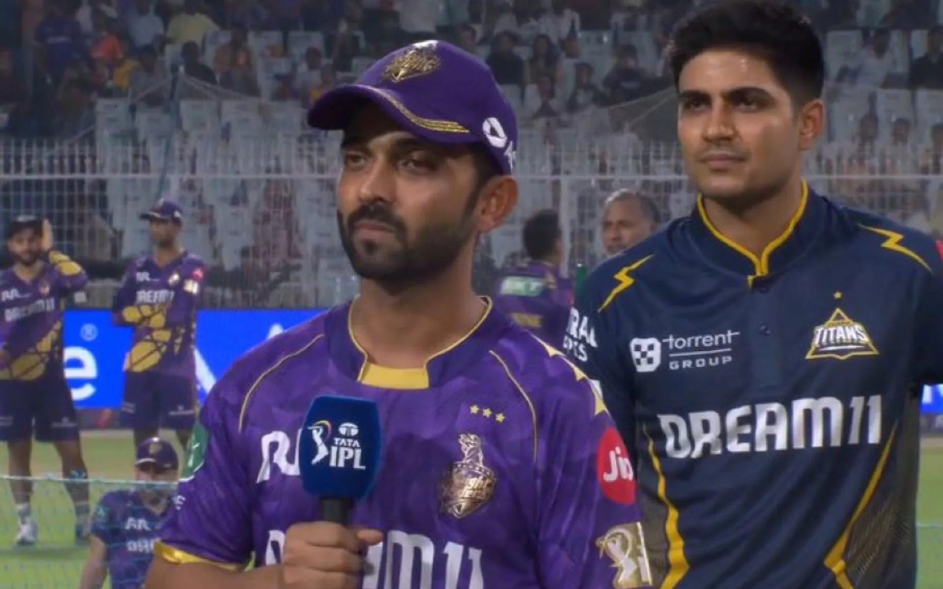 KKR captain Ajinkya Rahane have won the toss (Source:@Yashwant_Saroha,x.com)