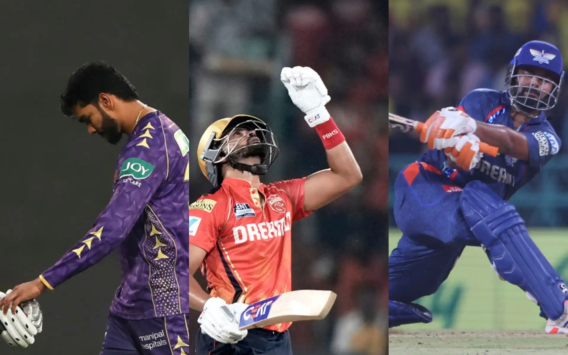 Venkatesh Iyer, Shreyas Iyer, and Rishabh Pant [Source: AP Photos]