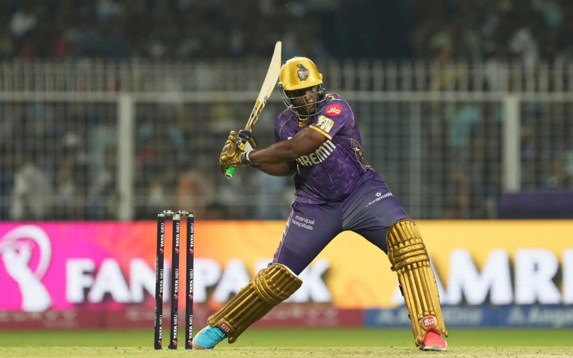 Andre Russell for KKR in IPL 2025 [Source: AP Photos]