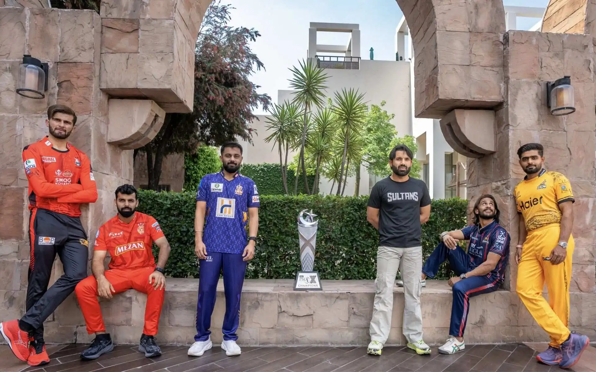 Pakistan Super League Captains (Source: X.COM)