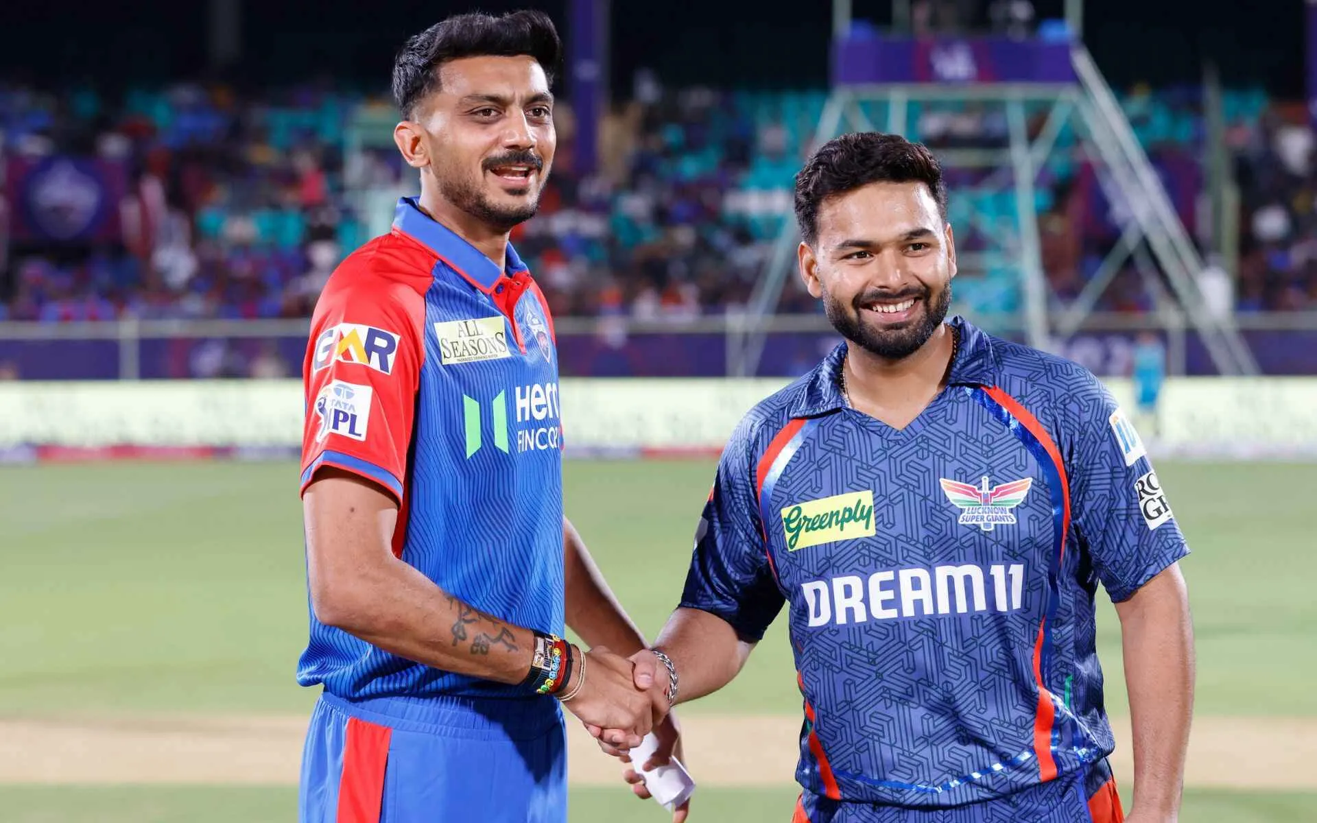  Axar Patel have won the toss and opted to bowl first (Source:@sportztube30,x.com)