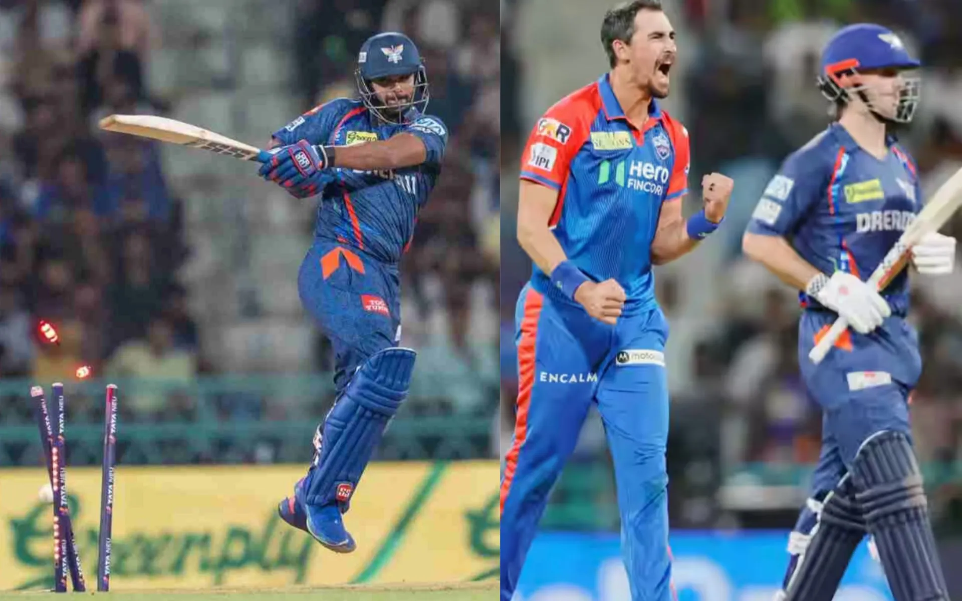 Starc dominating Pooran [Source: @iplt20.com]