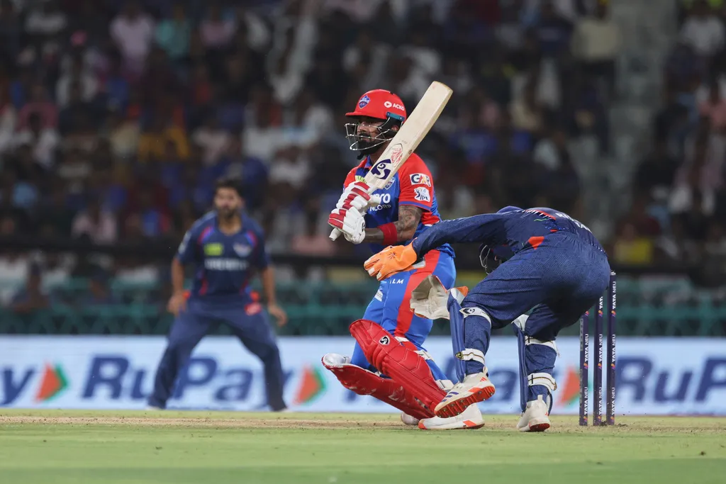 KL Becomes fastest to 5000 IPL runs [Source: AP Photo]
