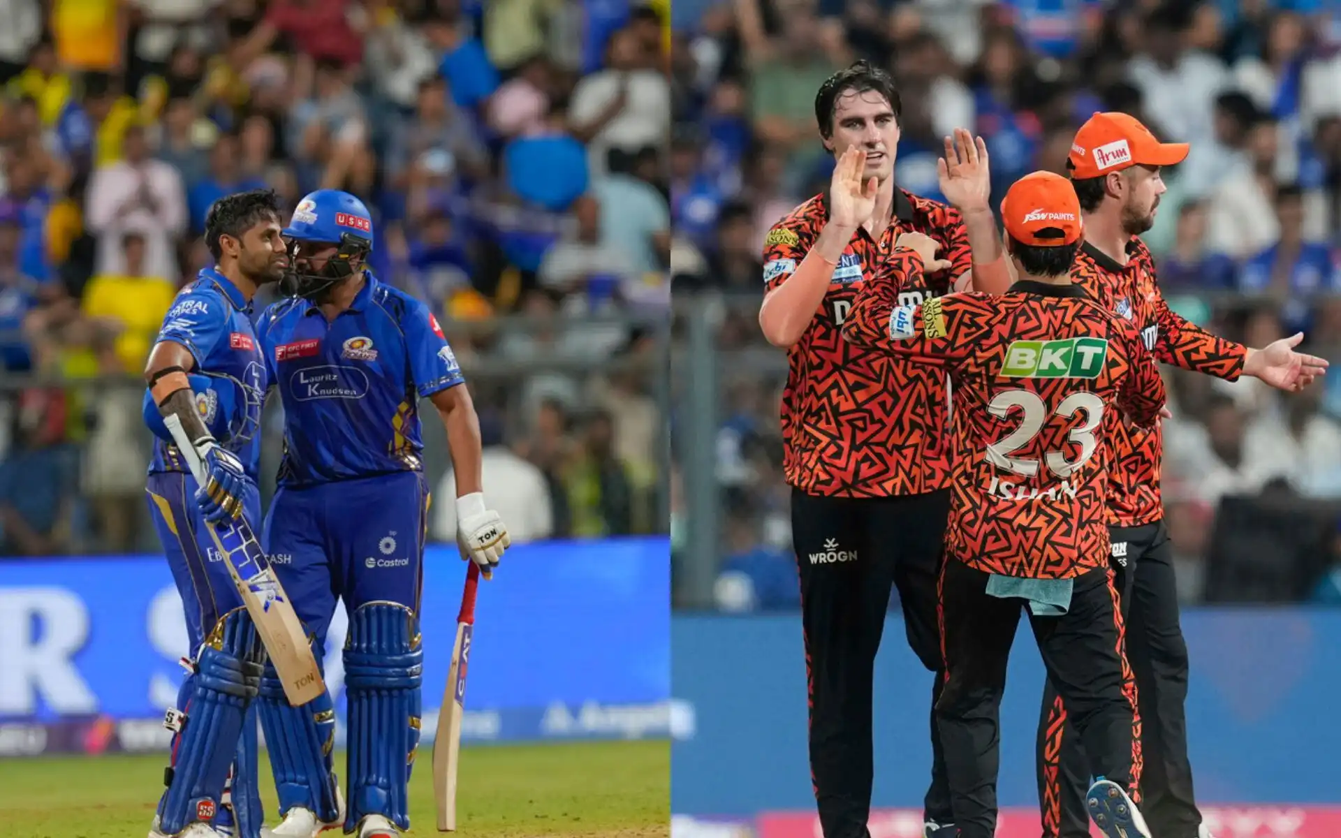 SRH vs MI, IPL 2025: Dream11 Predictions For Match 41 [Source: AP Photos]