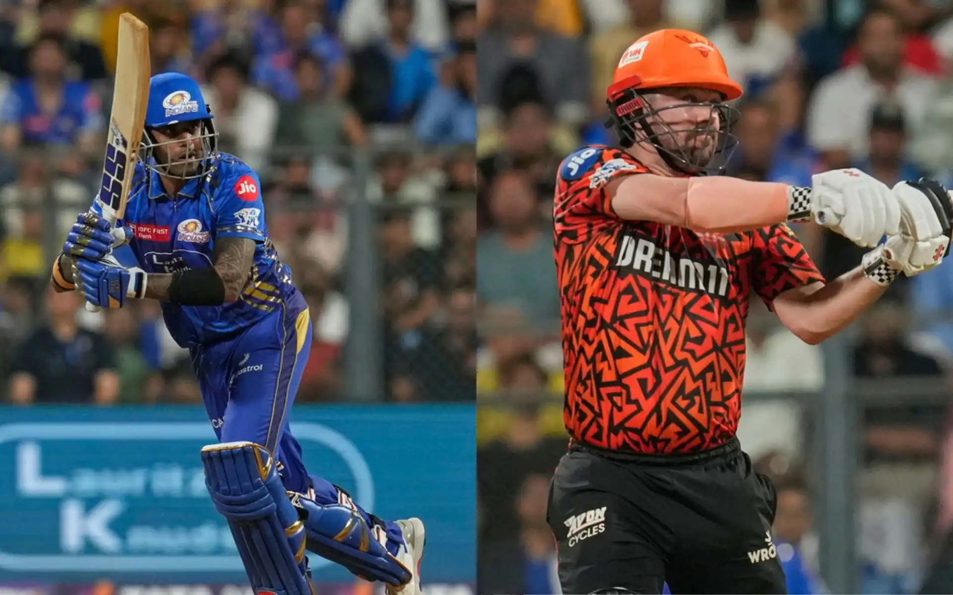 Suryakumar Yadav and Travis Head [Source: AP Photos]
