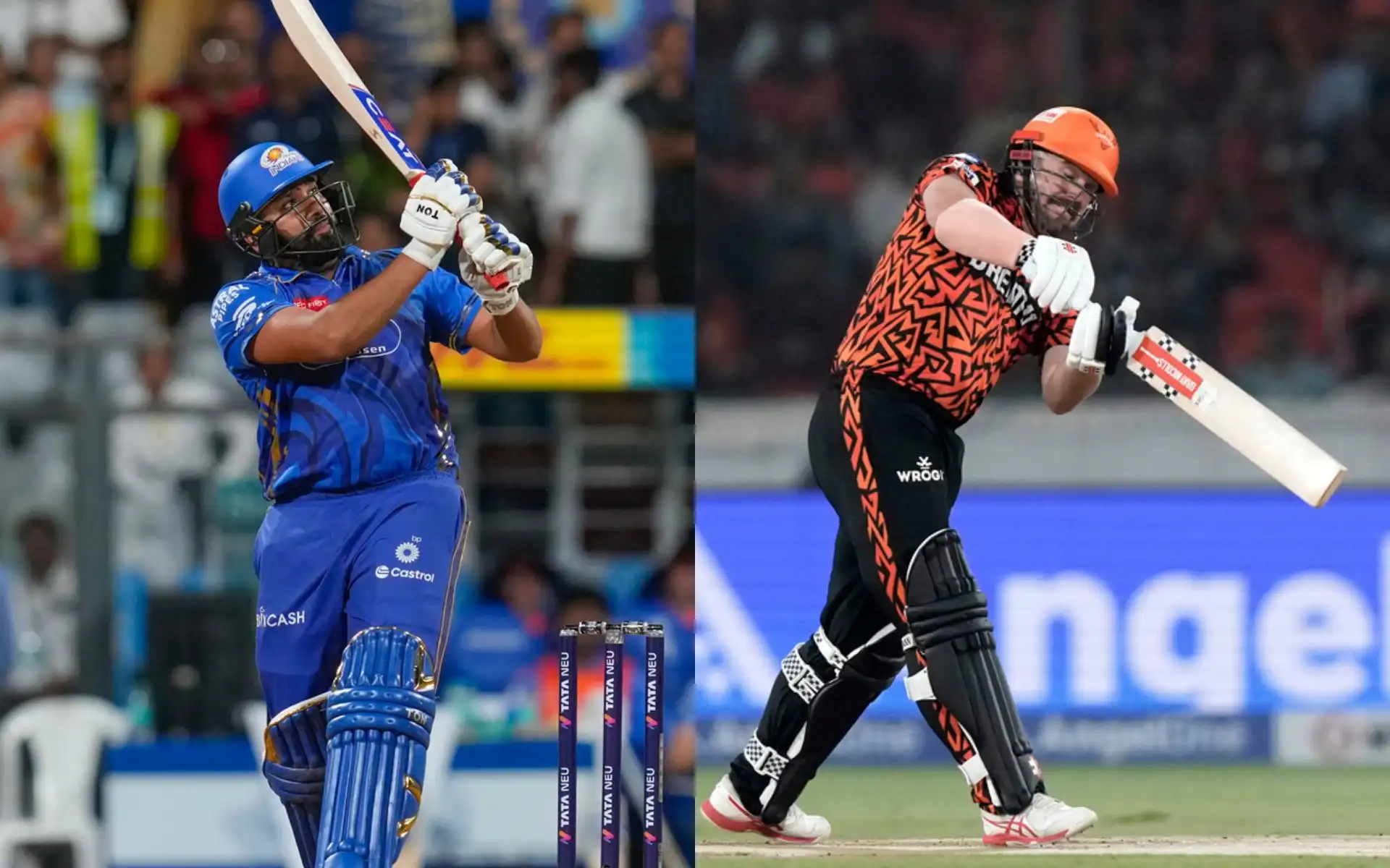 Rohit Sharma vs Travis Head [Source: AP Photos]