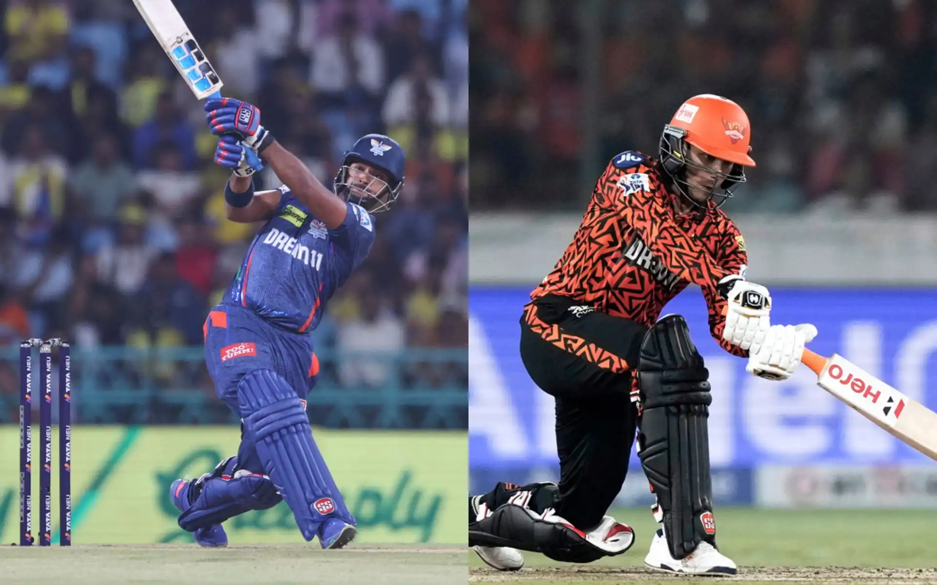 Nicholas Pooran and Abhishek Sharma for IPL 2025 [Source: AP Photos]