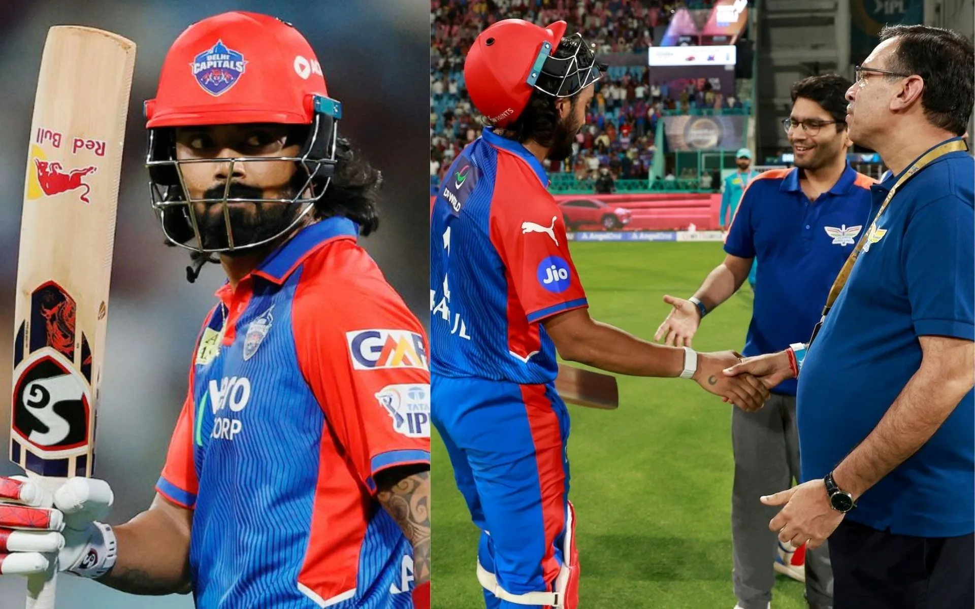 KL Rahul and Sanjiv Goenka [Source: @klrahul, @mufaddal_vohra/x.com]