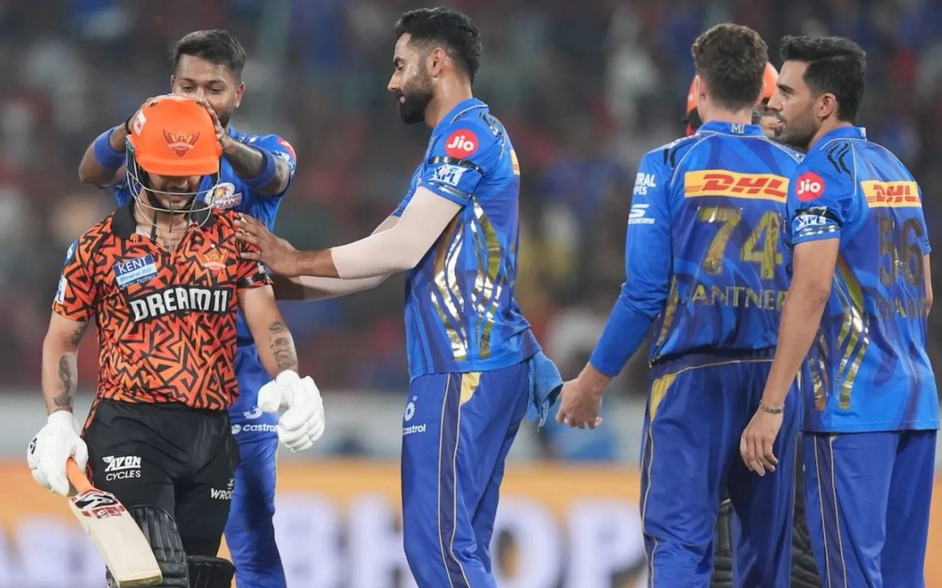 SRH vs MI - (Source : @Johns/X.com)